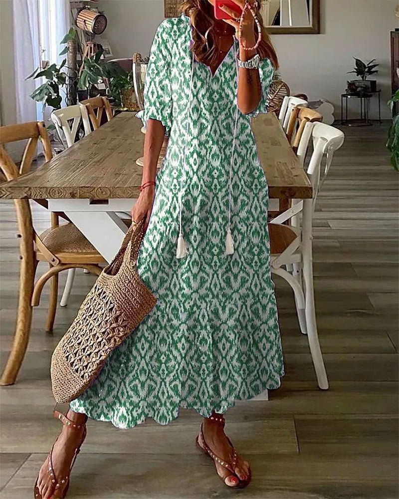 Moon | Robe bohème décontractée à la coupe flatteuse 