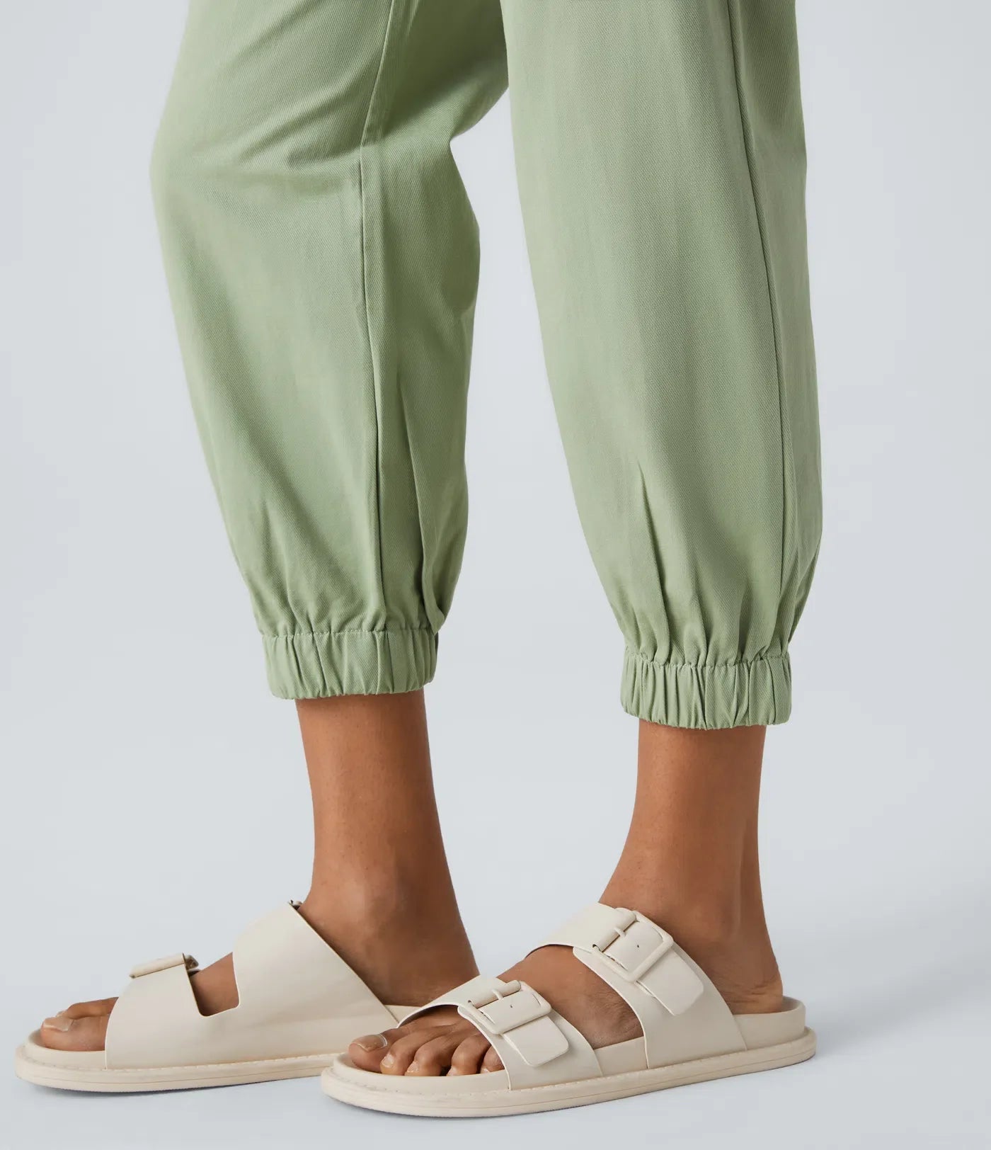 Marianne | Katoenen Broek avec Knopen, Rits et Praktische Zakken
