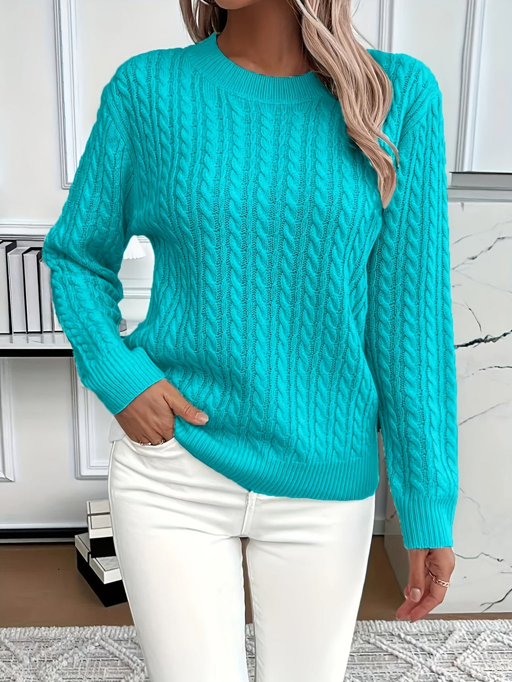 Florence | Pull en maille torsadée