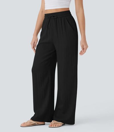 Lisa | Comfortabele & Luchtige Linnen Broek met Elegante Pijpen | 1+1 Gratis