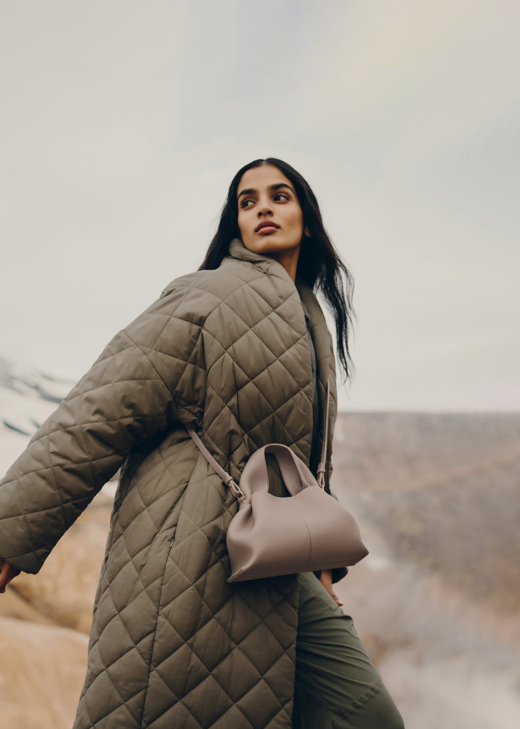 Sac cabas Lior – Mini | Taupe