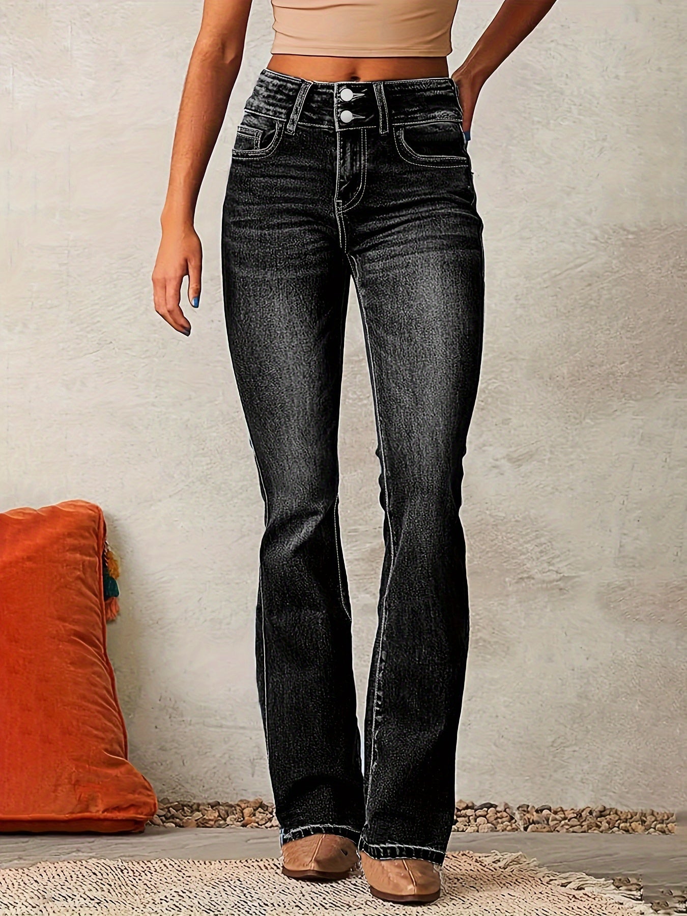 Pauline | Jean évasé taille haute tendance