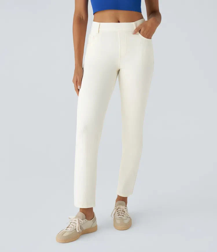 Lotte | Elastische &amp; Comfortabele Broek Met Hoge Taille