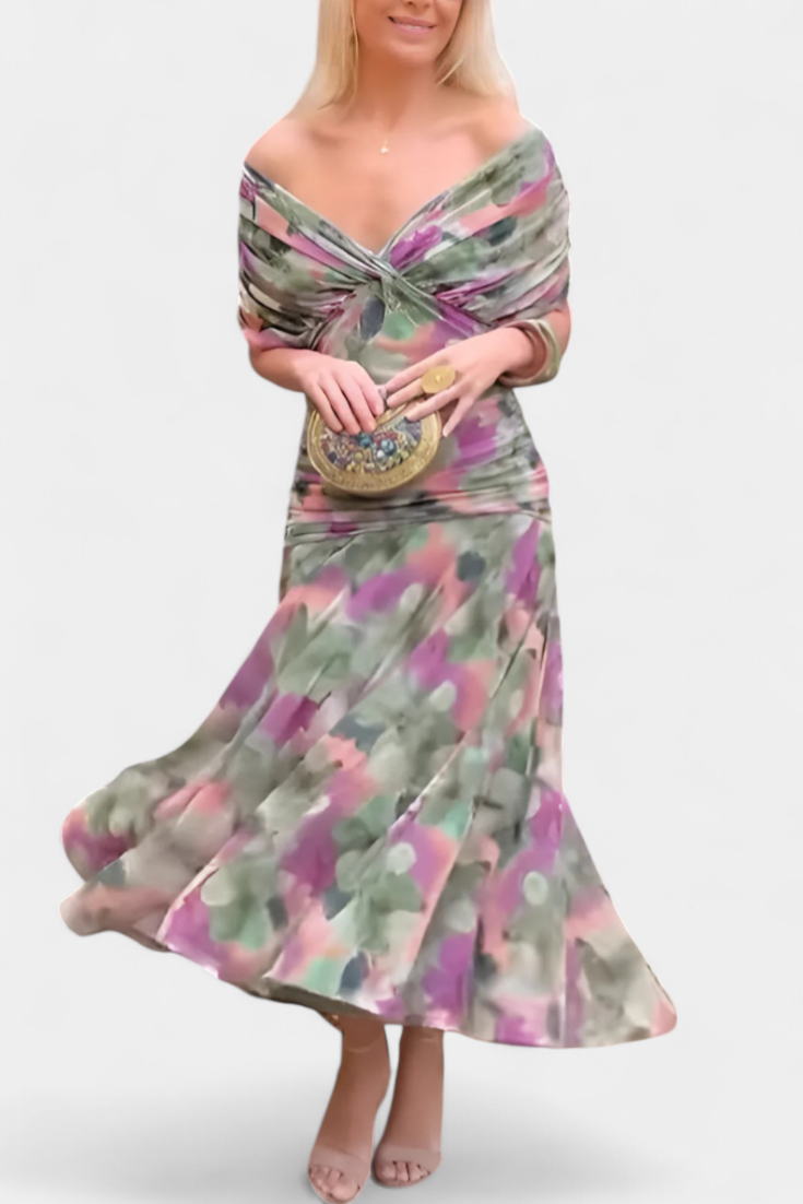 Hayden Laluna® | Robe élégante à col en V