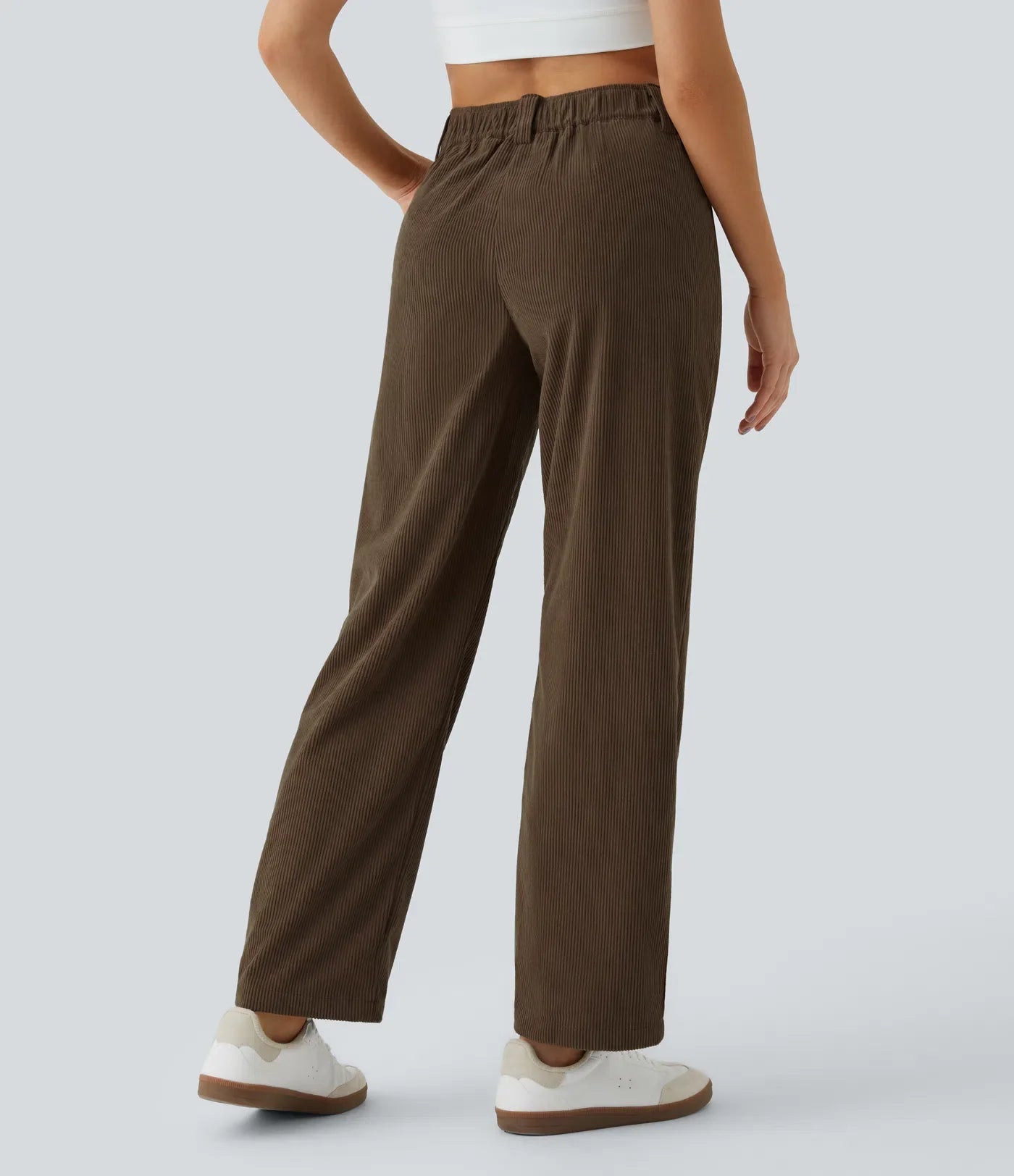Annette | Comfortabele Broek Met Middelhoge Taille, Ritssluiting Et Zijzakken