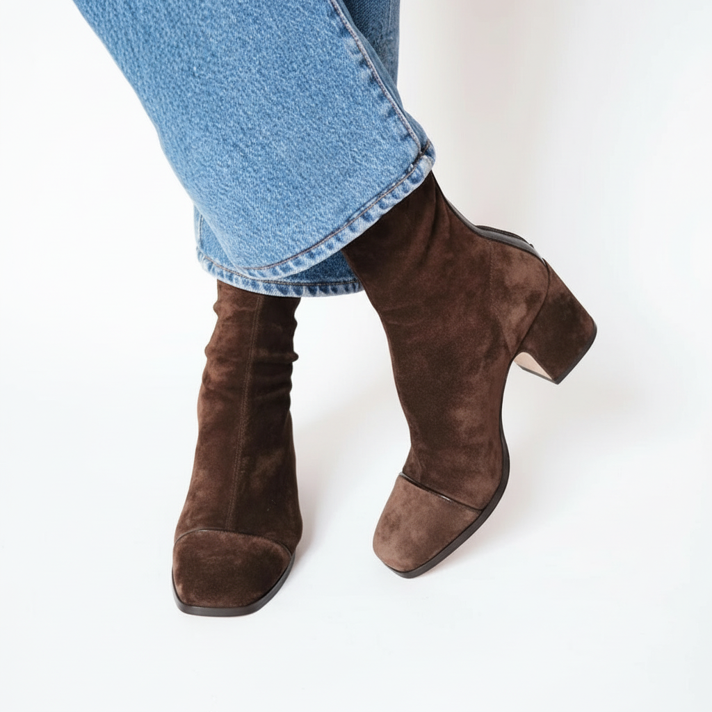 Evelynn™ | Bottines élégantes en daim