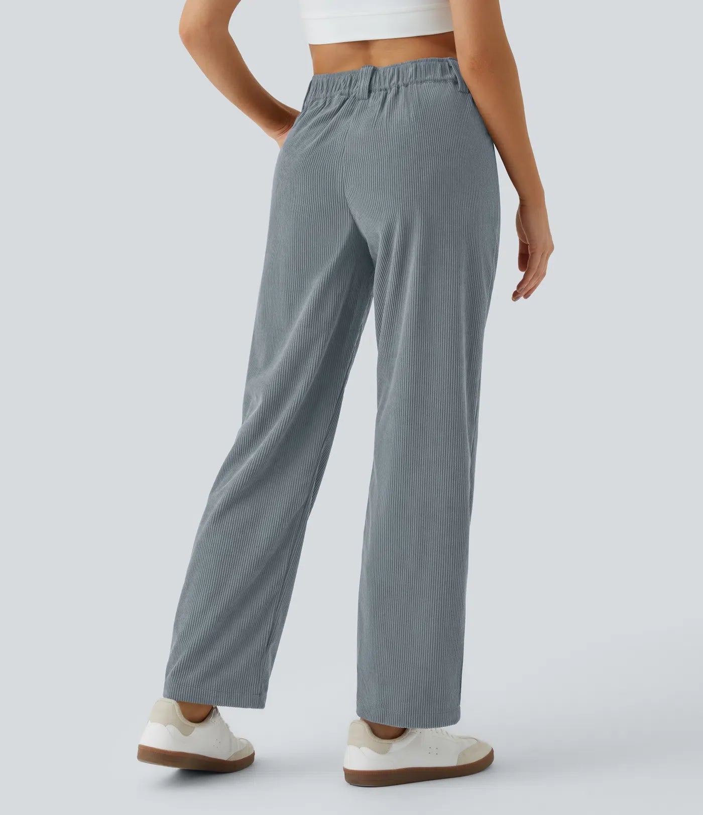 Annette | Comfortabele Broek Met Middelhoge Taille, Ritssluiting Et Zijzakken