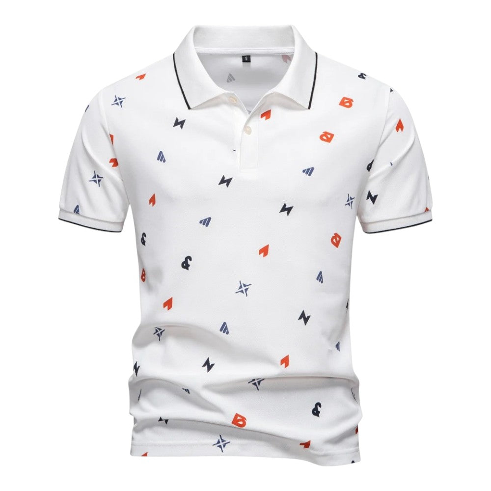 Radim™ | Stylish men's polo shirt with print