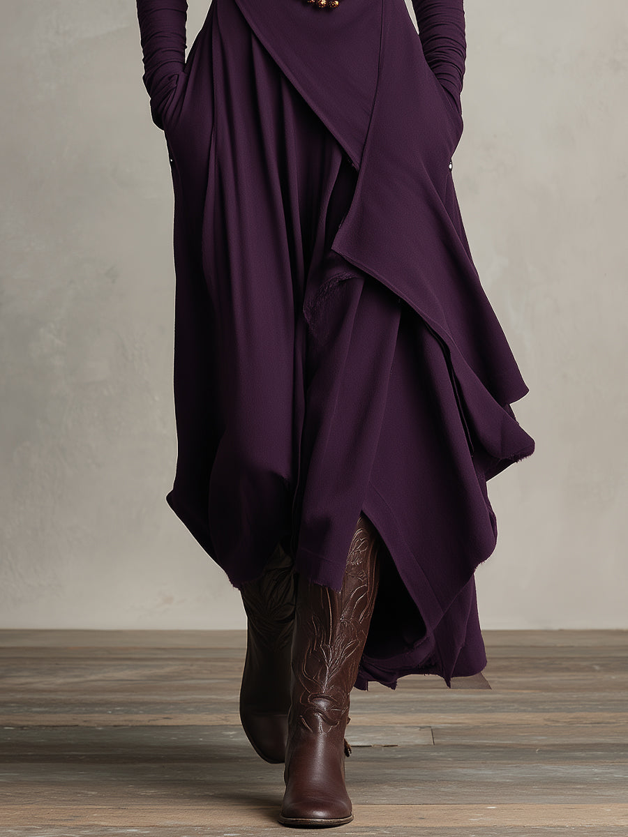 Natalie | Robe drapée élégante