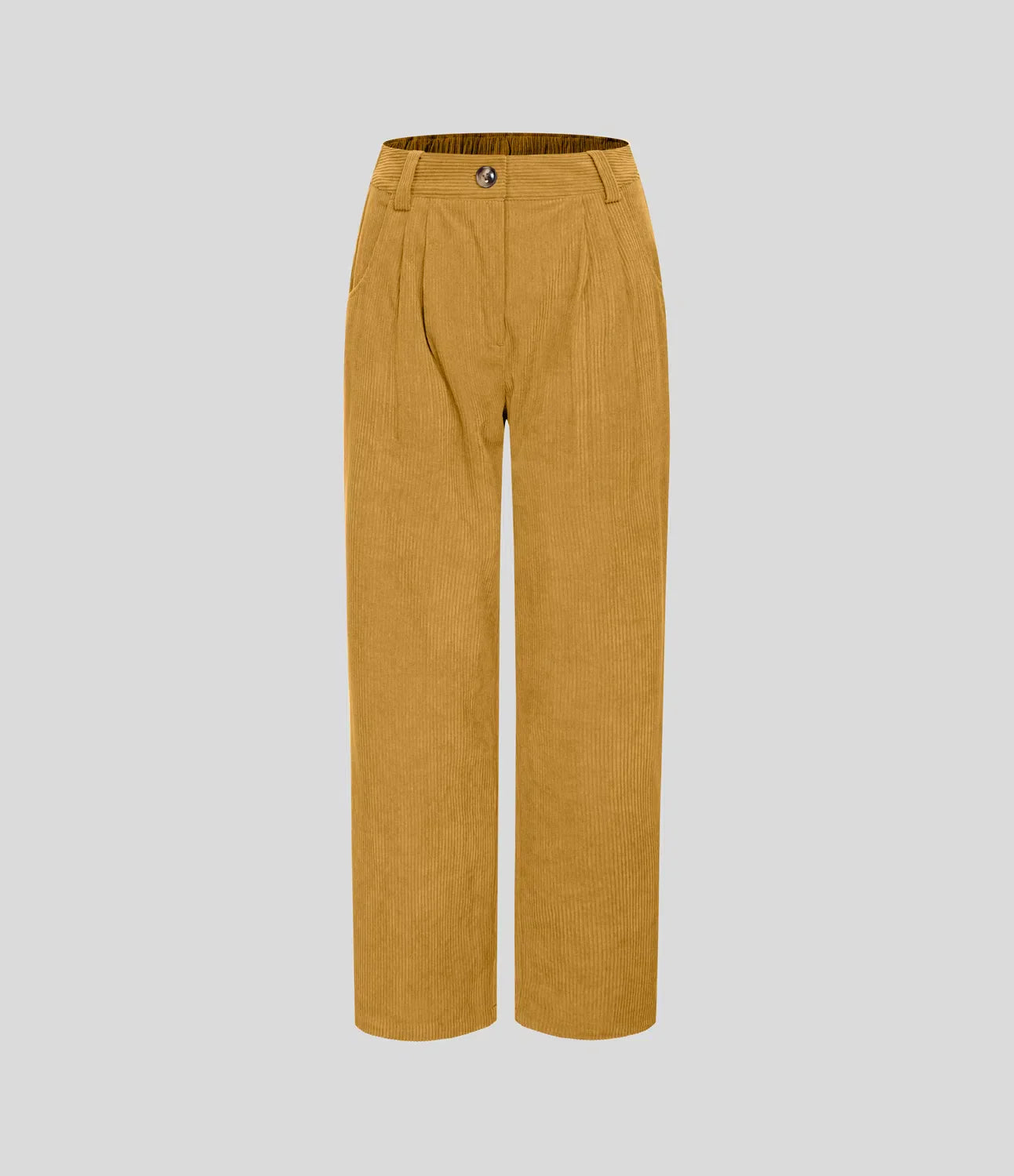 Annette | Comfortabele Broek Met Middelhoge Taille, Ritssluiting Et Zijzakken