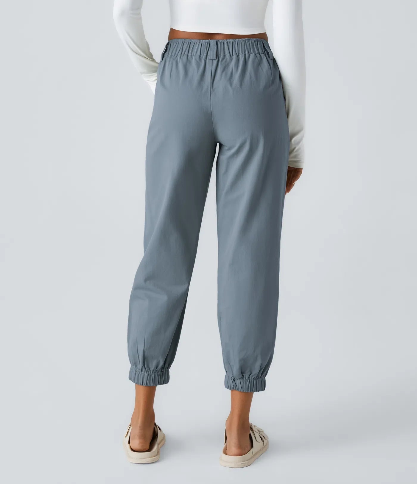 Marianne | Katoenen Broek avec Knopen, Rits et Praktische Zakken