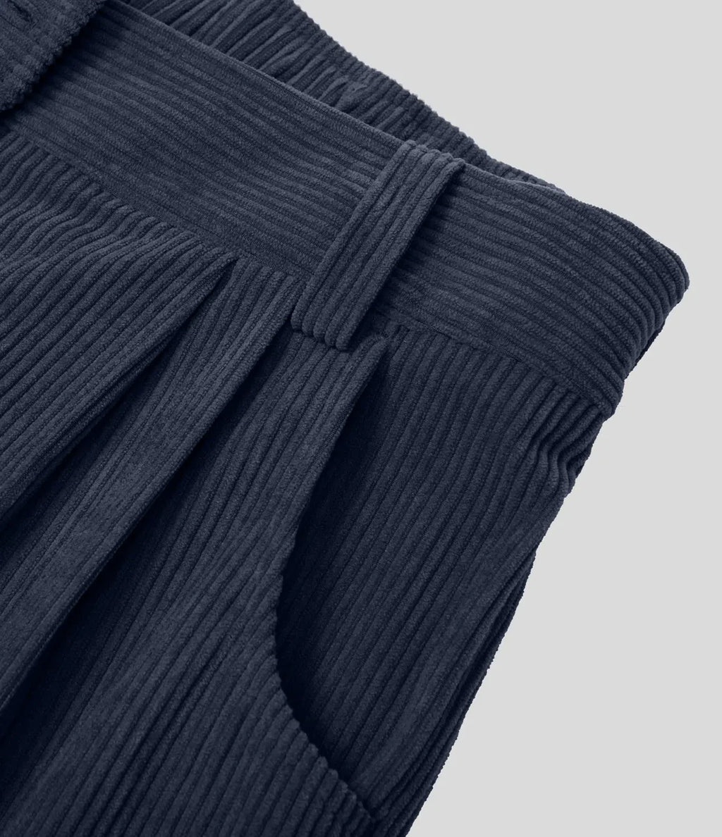 Annette | Comfortabele Broek Met Middelhoge Taille, Ritssluiting Et Zijzakken