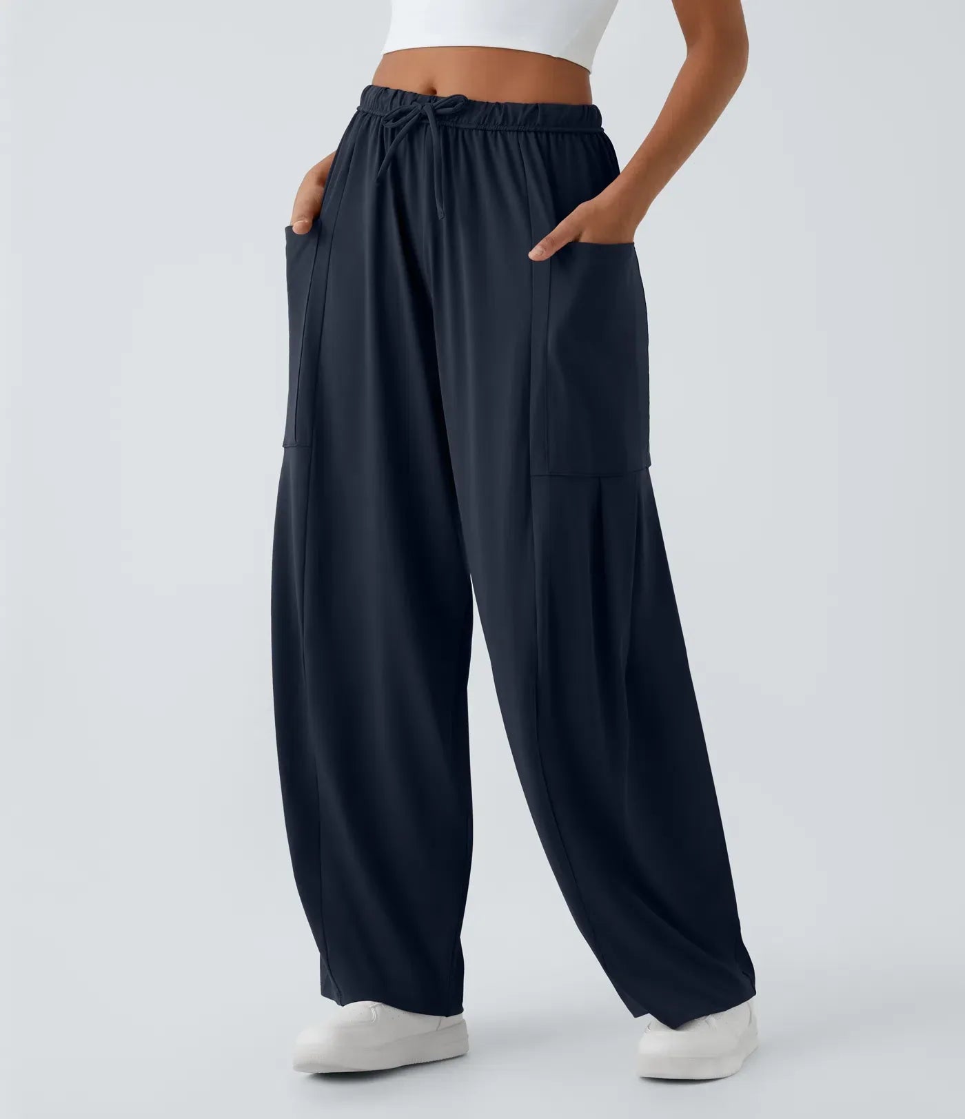 Fiona | Comfortabele &amp; Elastische Luchtige Wijde Broek | 1+1 Free