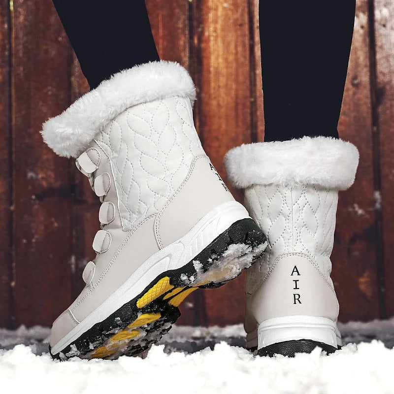 Nina™ | Ankle Boots with Fleece Lining and Deep-Grip Sole