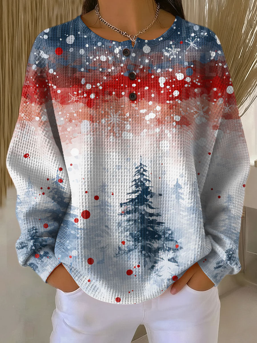 Alva | Pull de Noël à motif de sapin doux
