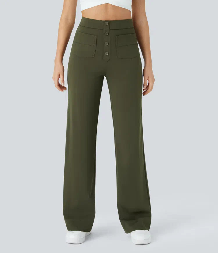 Naomi | Elastische & Comfortabele Broek Met Hoge Taille | 1+1 Gratis