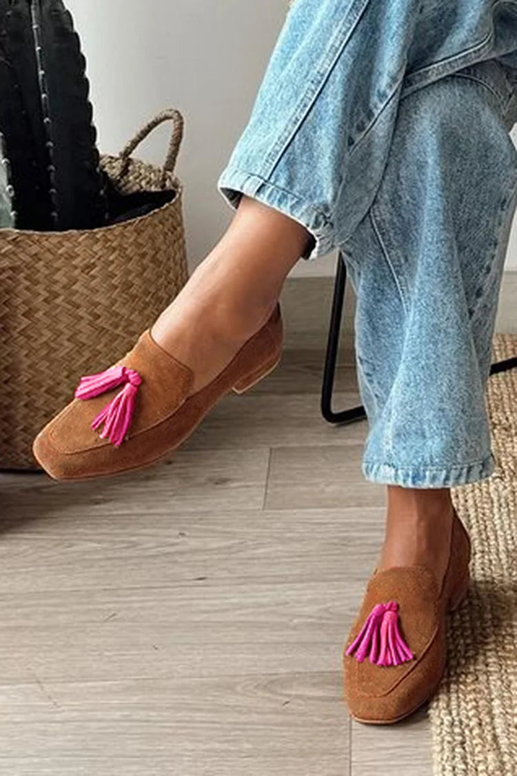 Monique | Mocassins marron 
