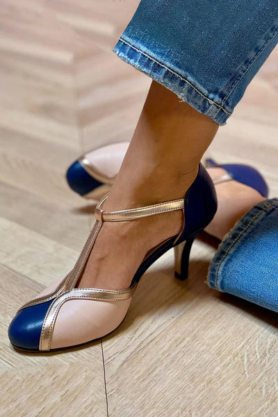 FELICIA™ | Stylové lodičky s T-páskem a kulatou špičkou