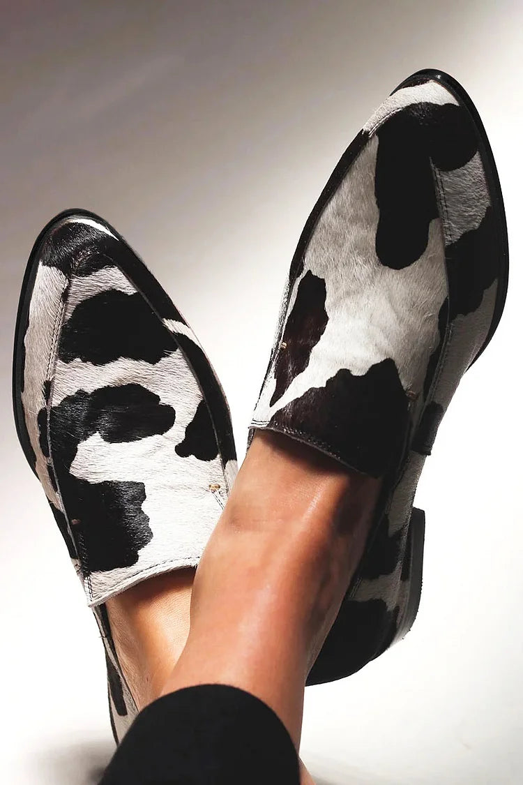 LIVIA™ | Elegantní loafers s nízkým podpatkem a výrazným vzorem