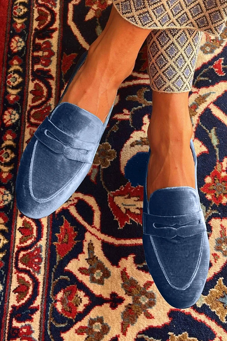 Brenda | Mocassins en velours 