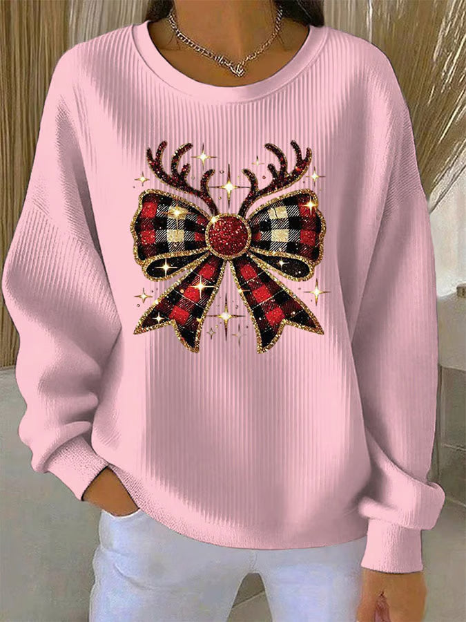 Elin | Christmas Bow Knit 