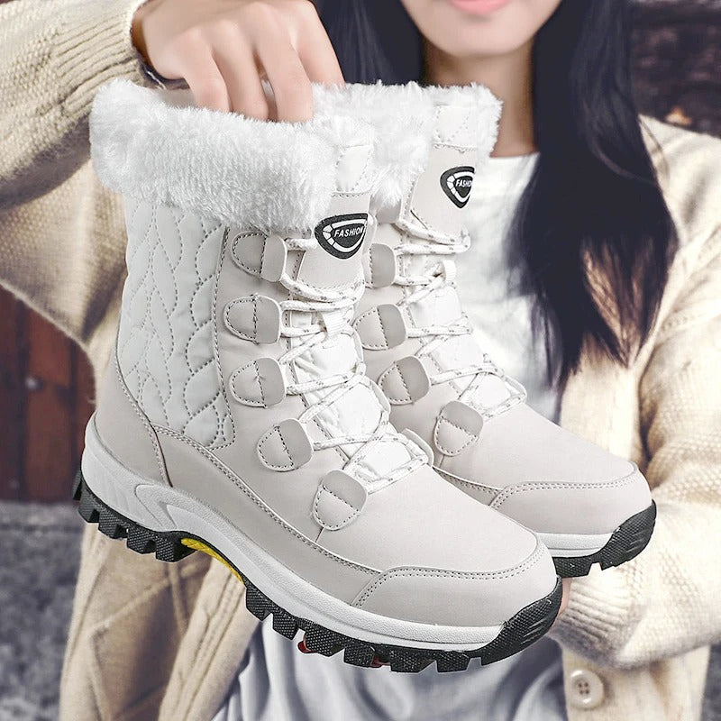 Nina™ | Ankle Boots with Fleece Lining and Deep-Grip Sole