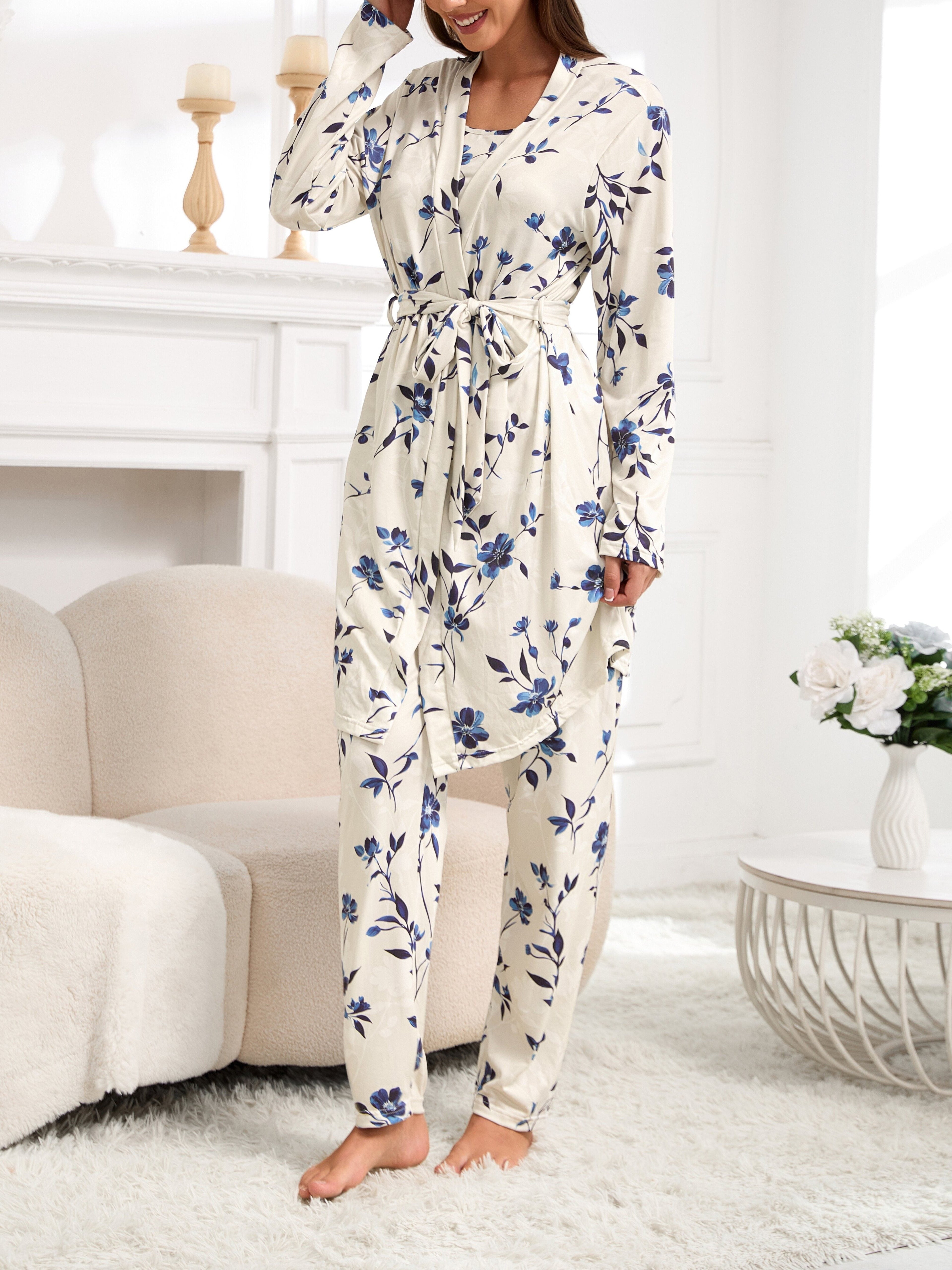 Ensemble pyjama vintage à fleurs Kathy |