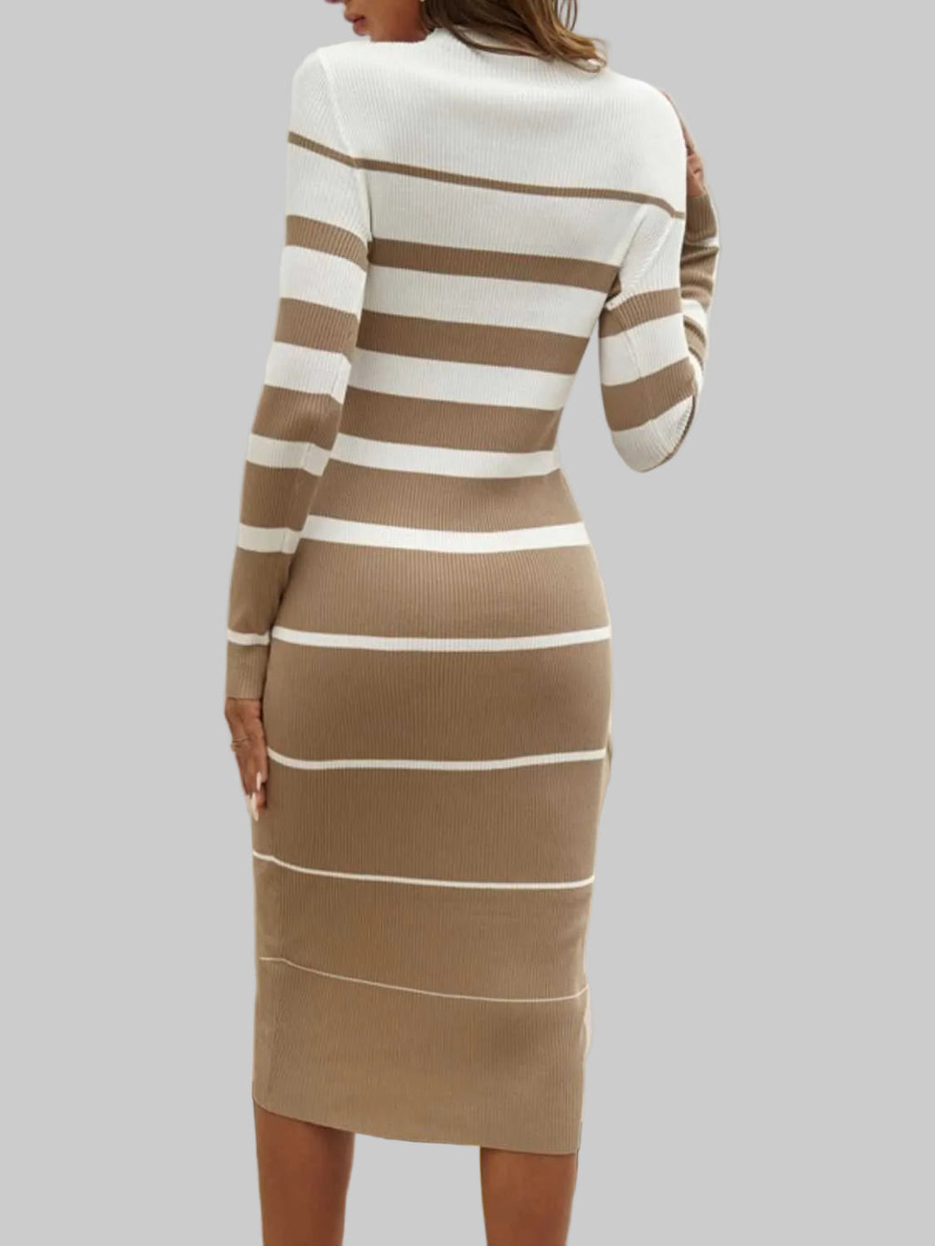 Robe midi à manches longues - Audacieuse, élégante et intemporelle - Mode féminine