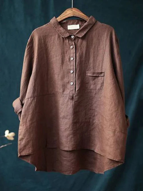 Laura™ | Elegant long-sleeved blouse