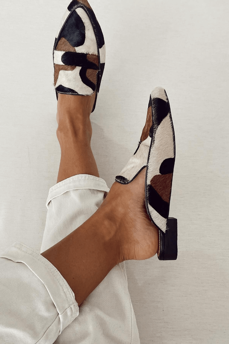 VIVIEN™ | Moccasins with animal print and elegant patchwork