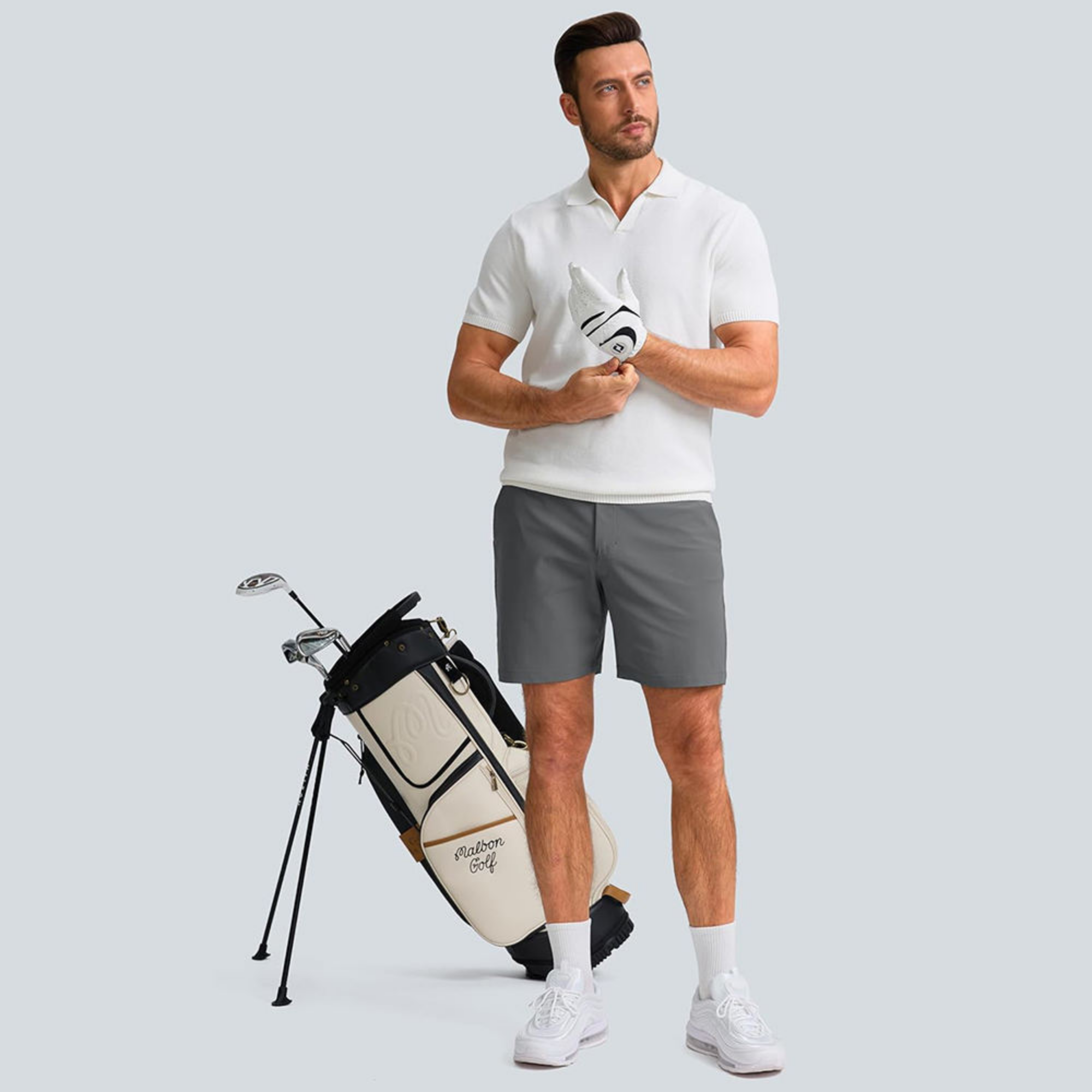 Short de Golf Pro — Stretch & Respirant