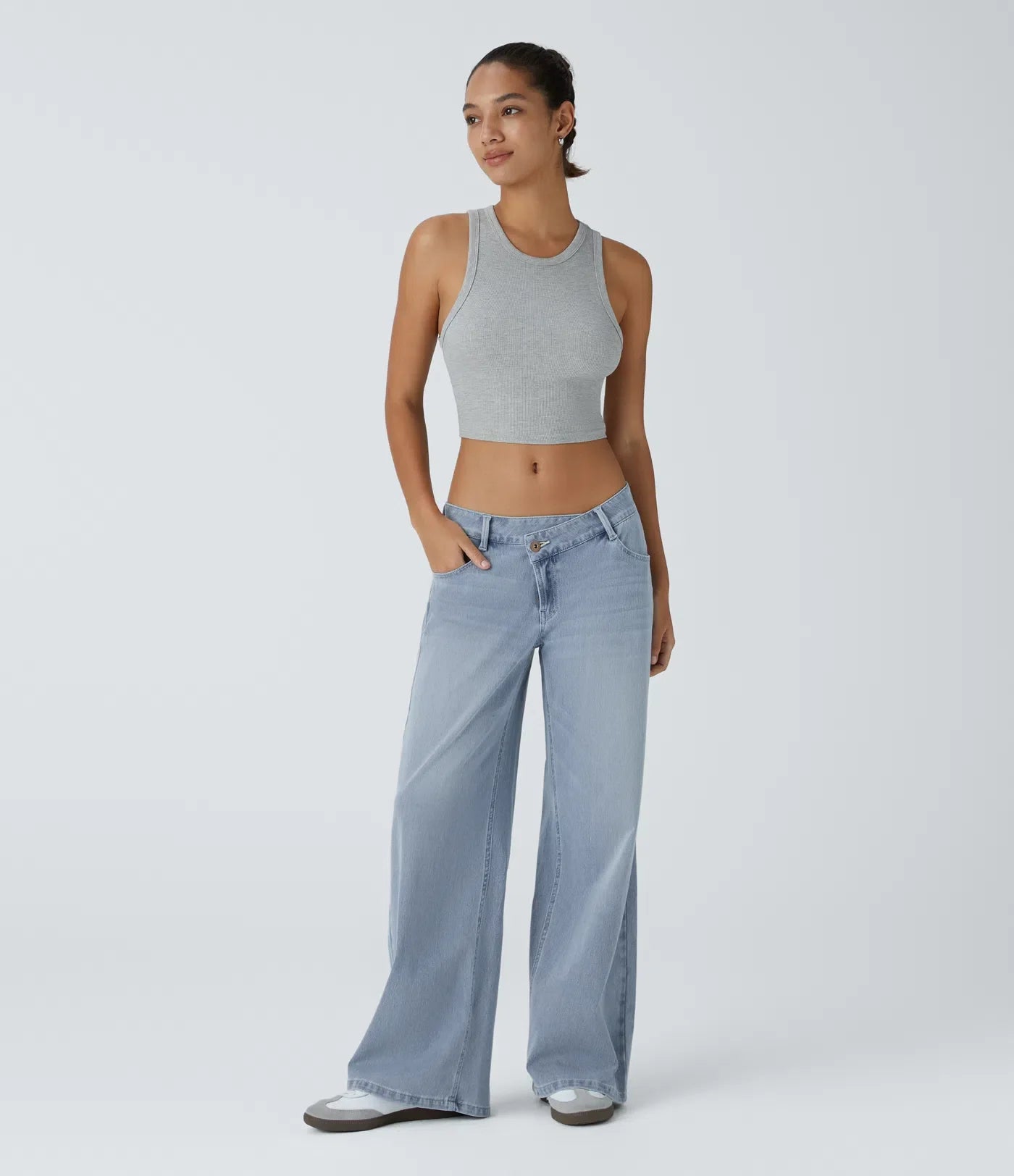 Sophia | Comfortabele Wide Leg Jeans Met Elegante Pasvorm &amp; Handige Ritszakken
