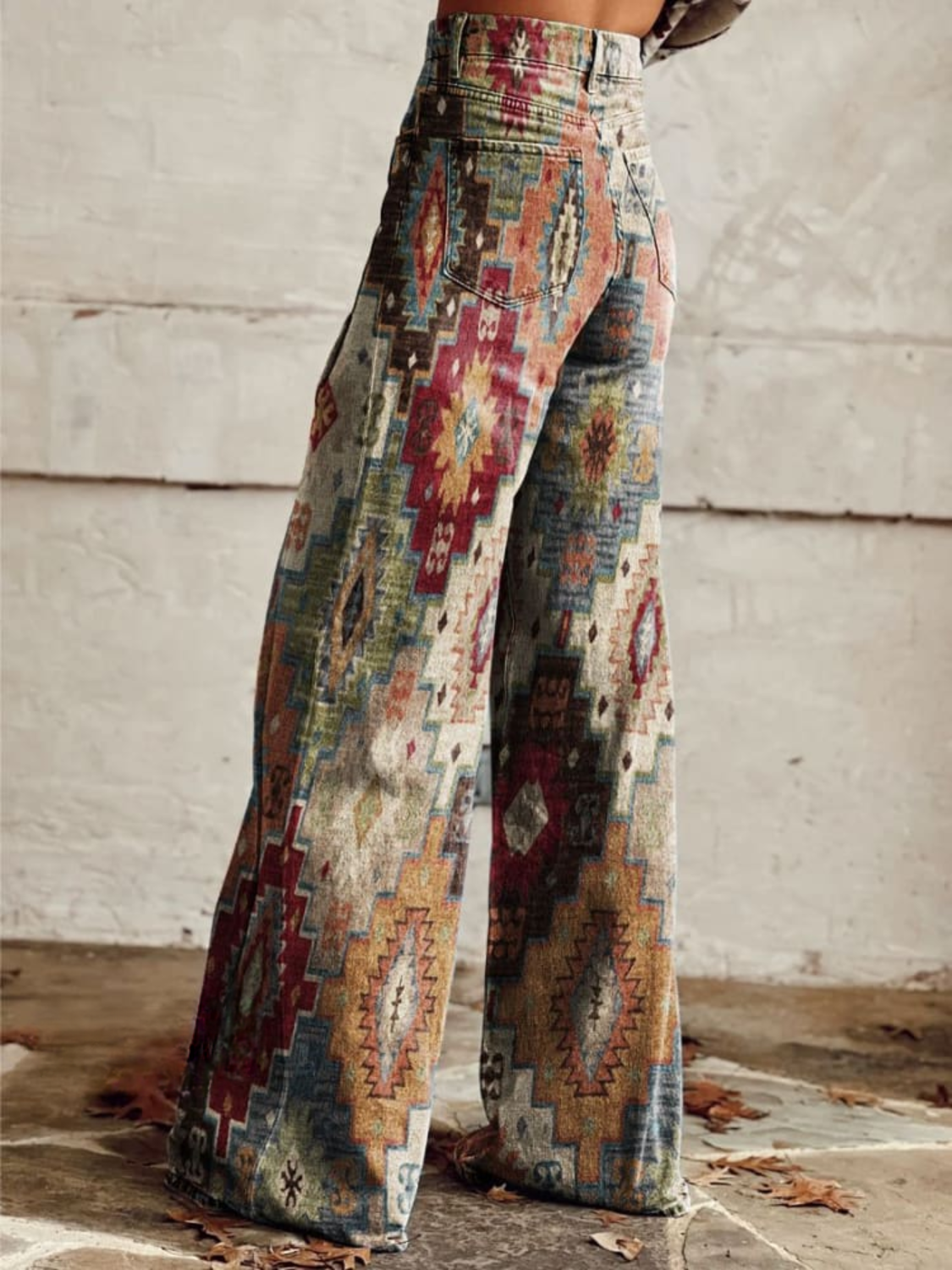 Rowena | Pantalon large Aztec Dream
