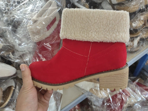 Sara™ | Swiss Style Ankle Winter Boots with Heel