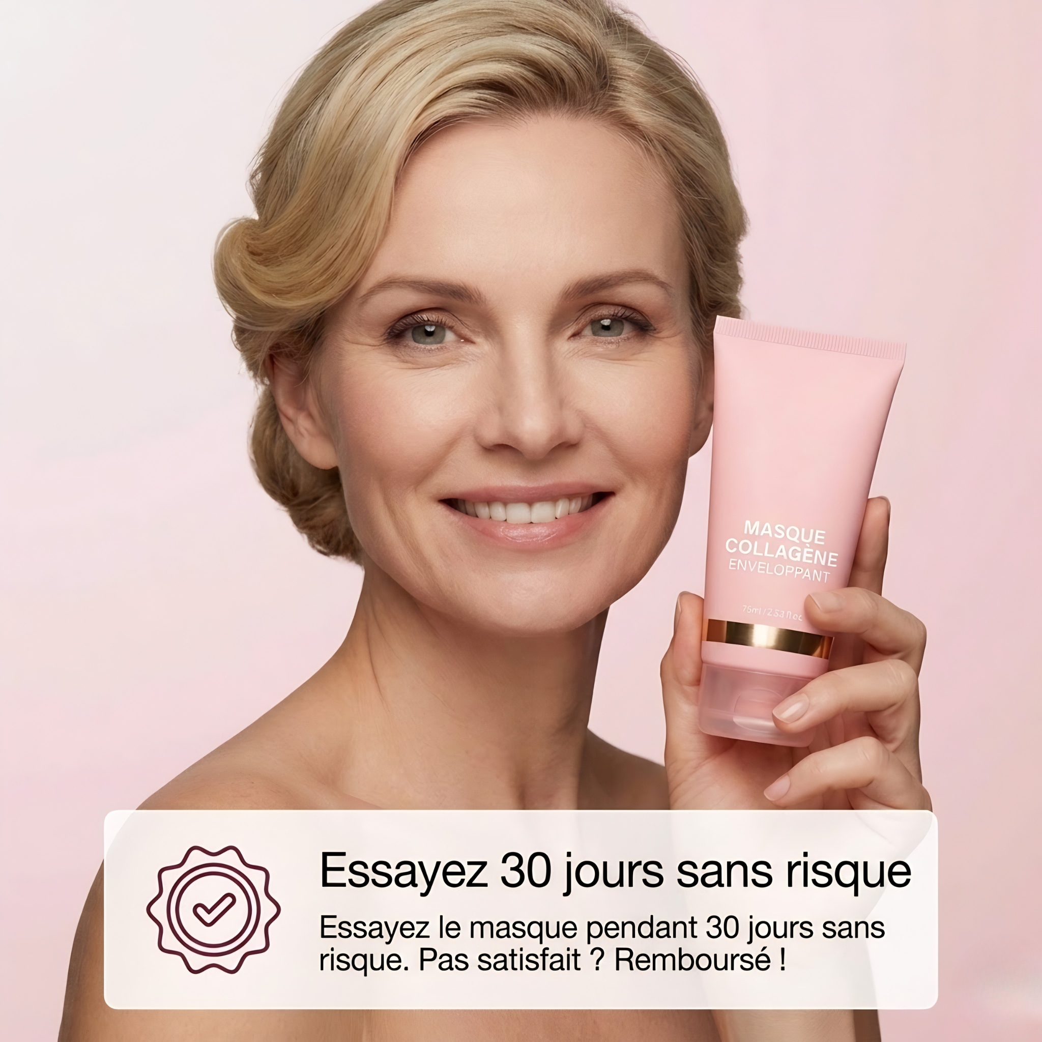 Masque de nuit enveloppant au collagène 