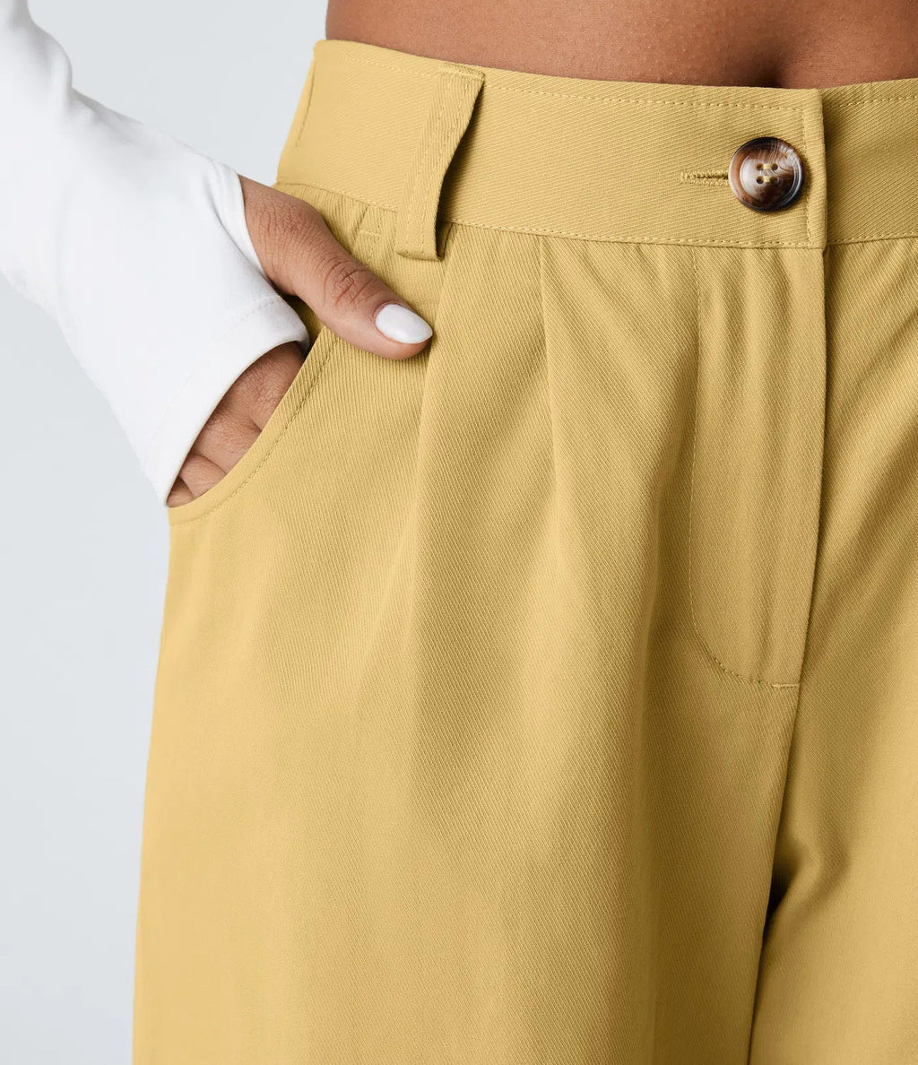 Marianne | Katoenen Broek avec Knopen, Rits et Praktische Zakken