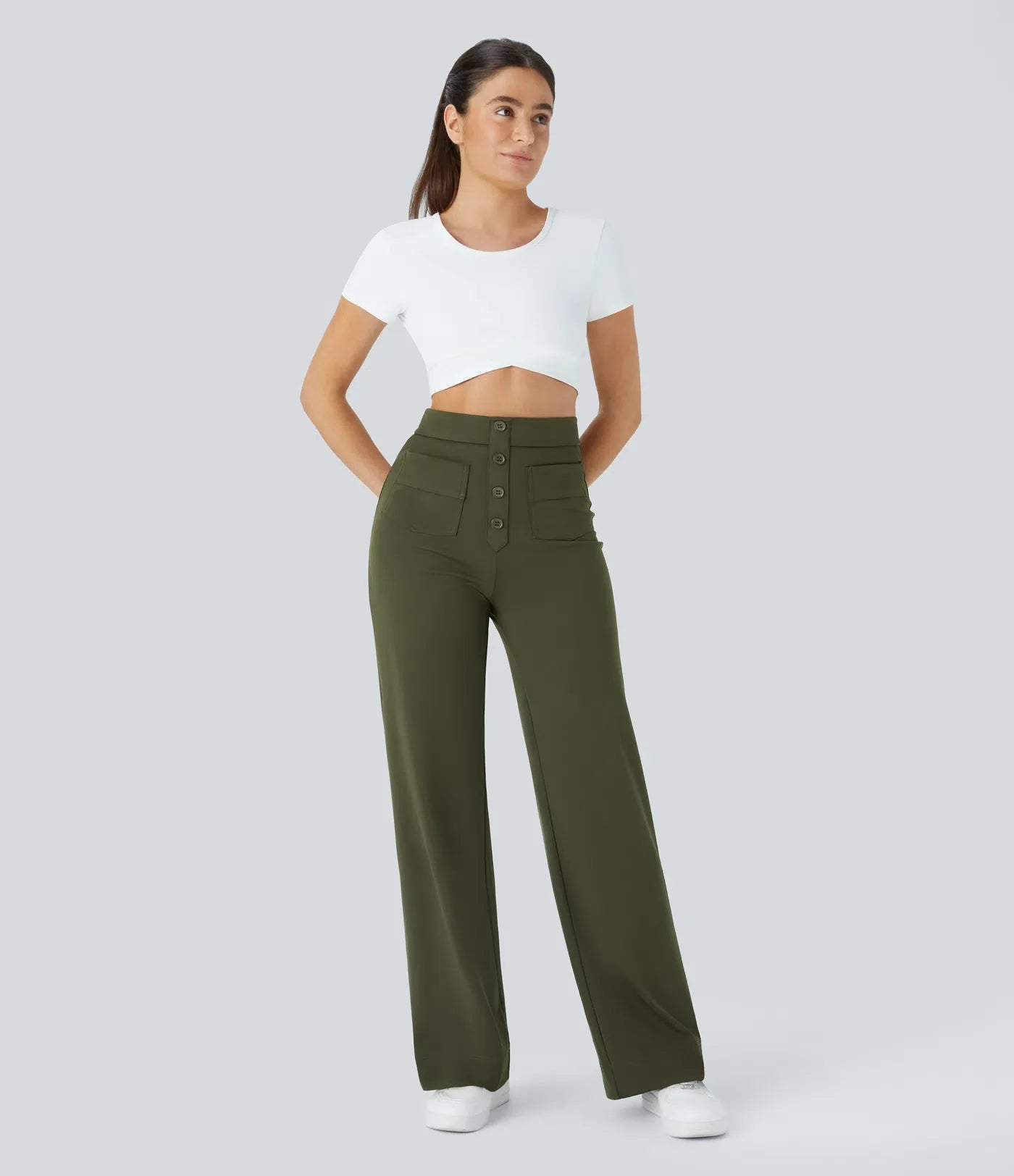 Naomi | Elastische &amp; Comfortabele Broek Met Hoge Taille | 1+1 Free