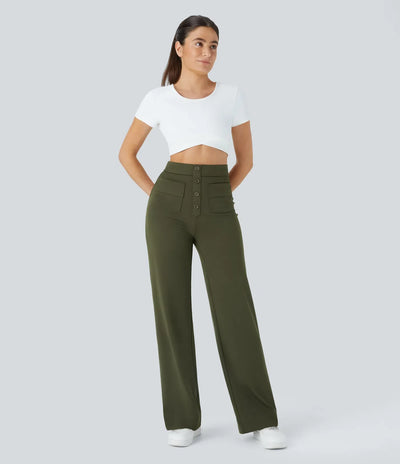 Naomi | Elastische & Comfortabele Broek Met Hoge Taille | 1+1 Gratis