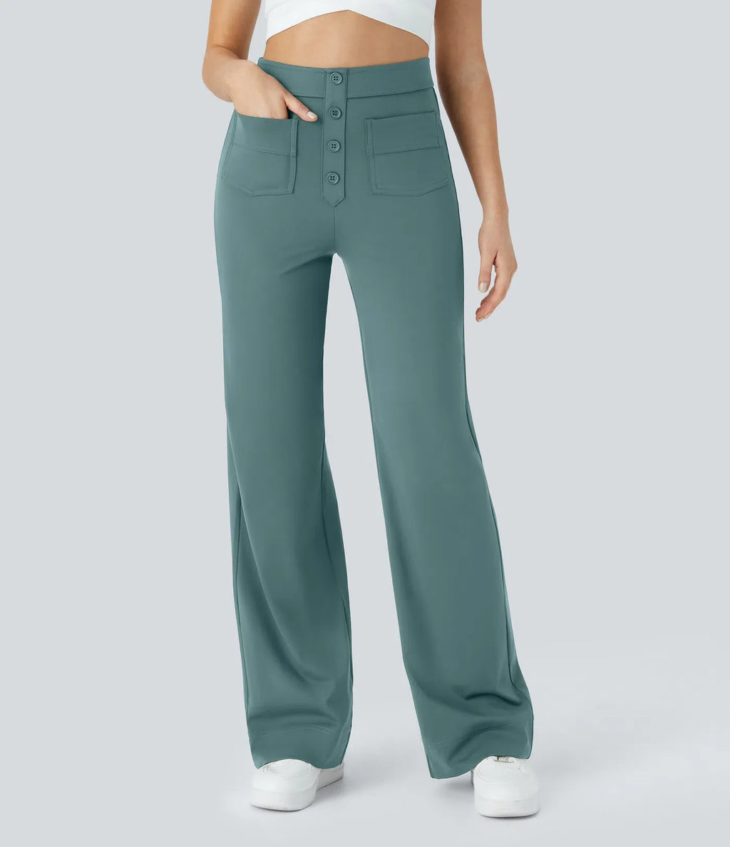 Naomi | Elastische &amp; Comfortabele Broek Met Hoge Taille | 1+1 Free