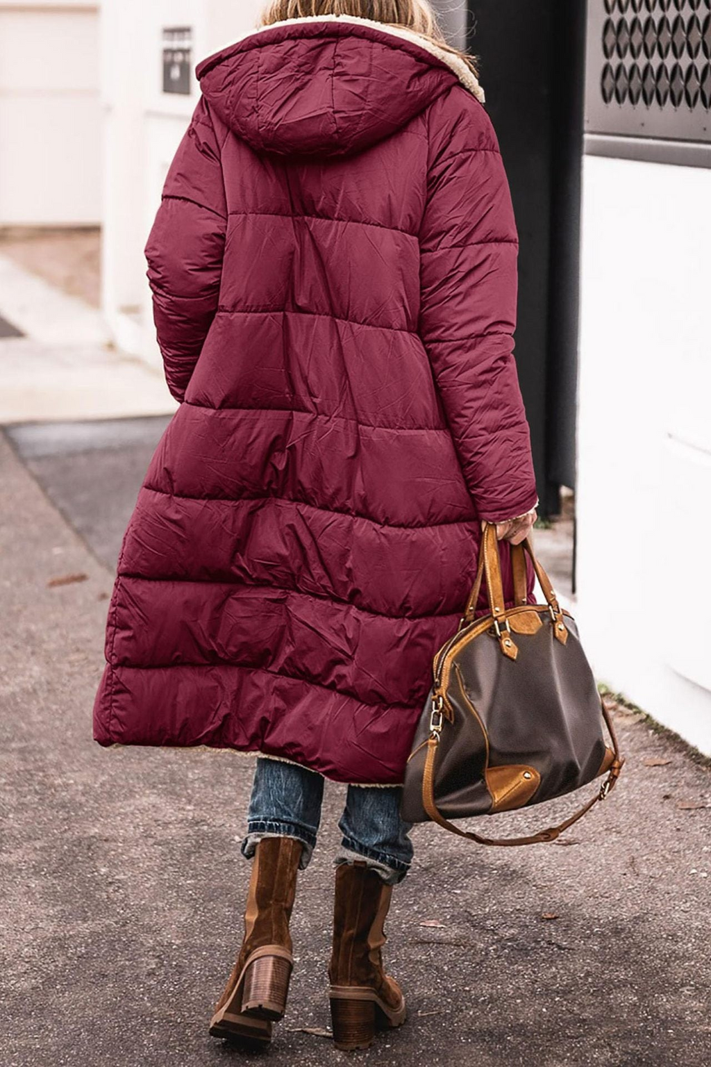 Carina - Elegant reversible coat for women