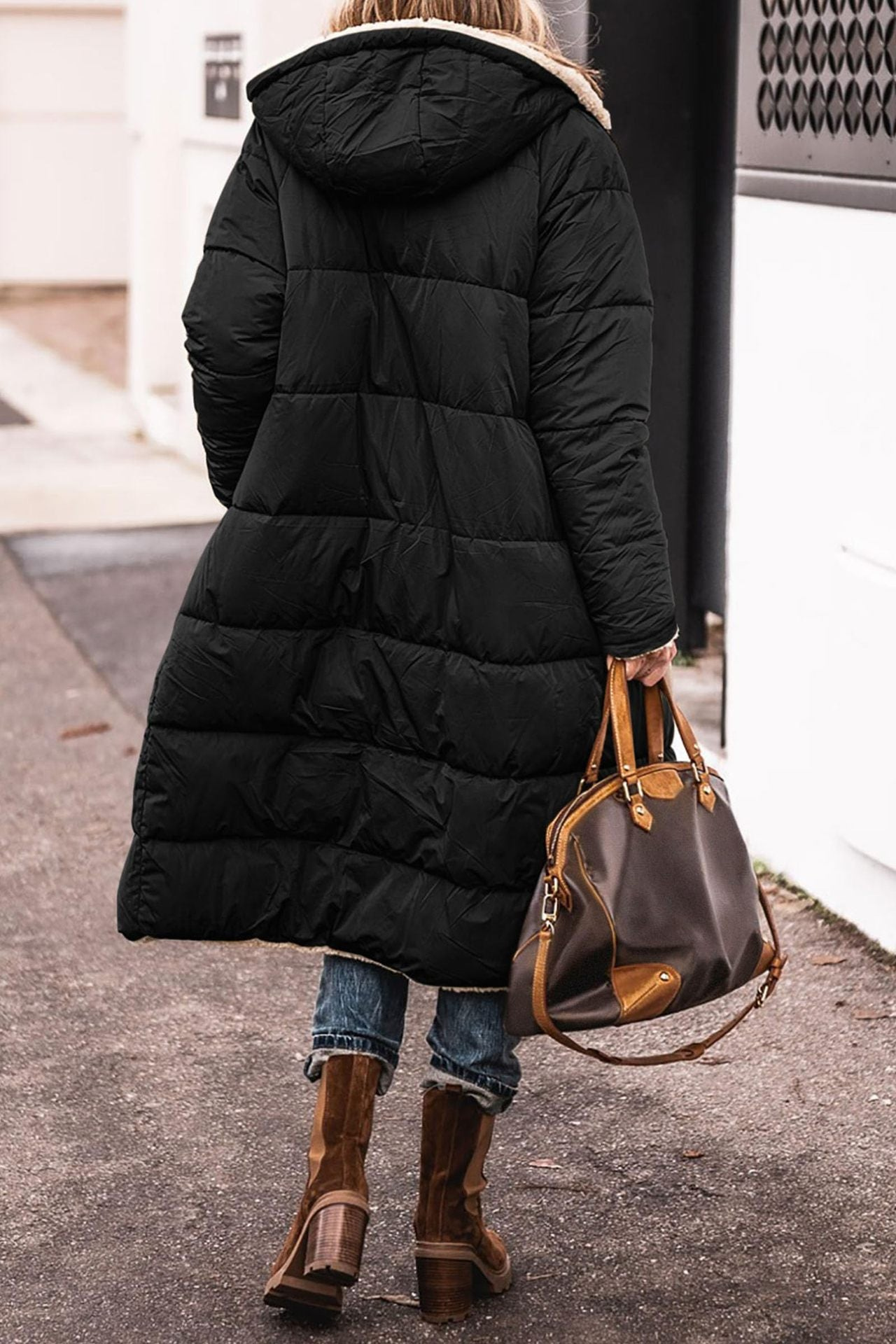 Carina - Elegant reversible coat for women