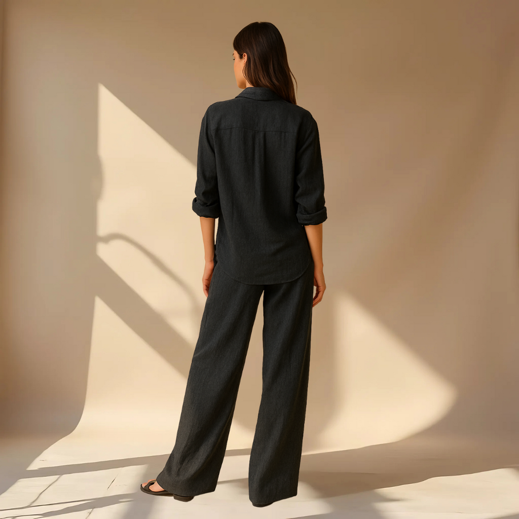 AMÉLIE™ | TWO-PIECE SET – SHIRT &amp; PANTS