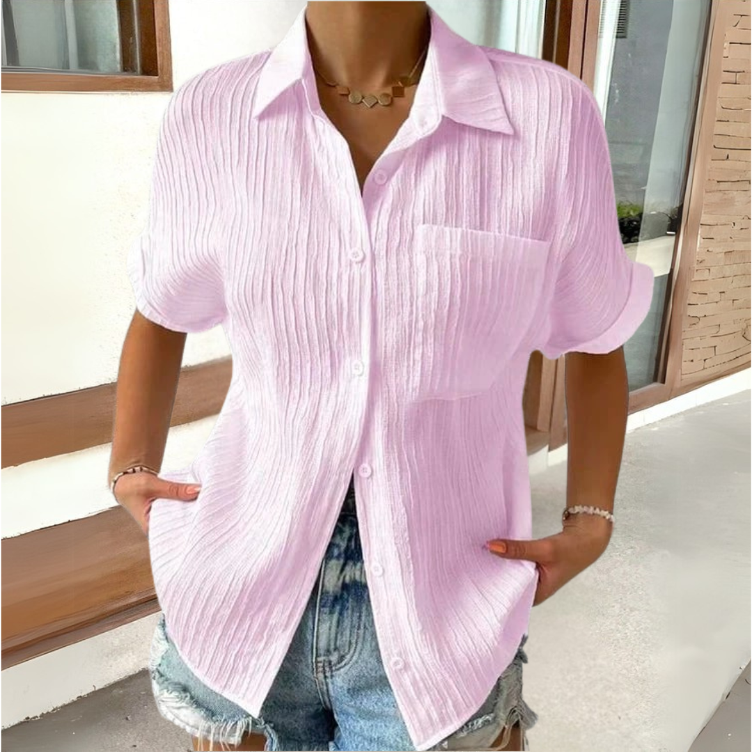 ANNEKE™ | ELEGANT COLLAR BLOUSE