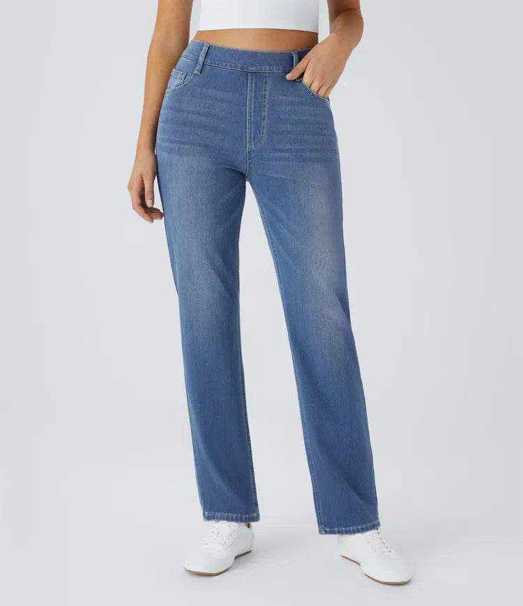 Lotte | Elastische &amp; Comfortabele Broek Met Hoge Taille