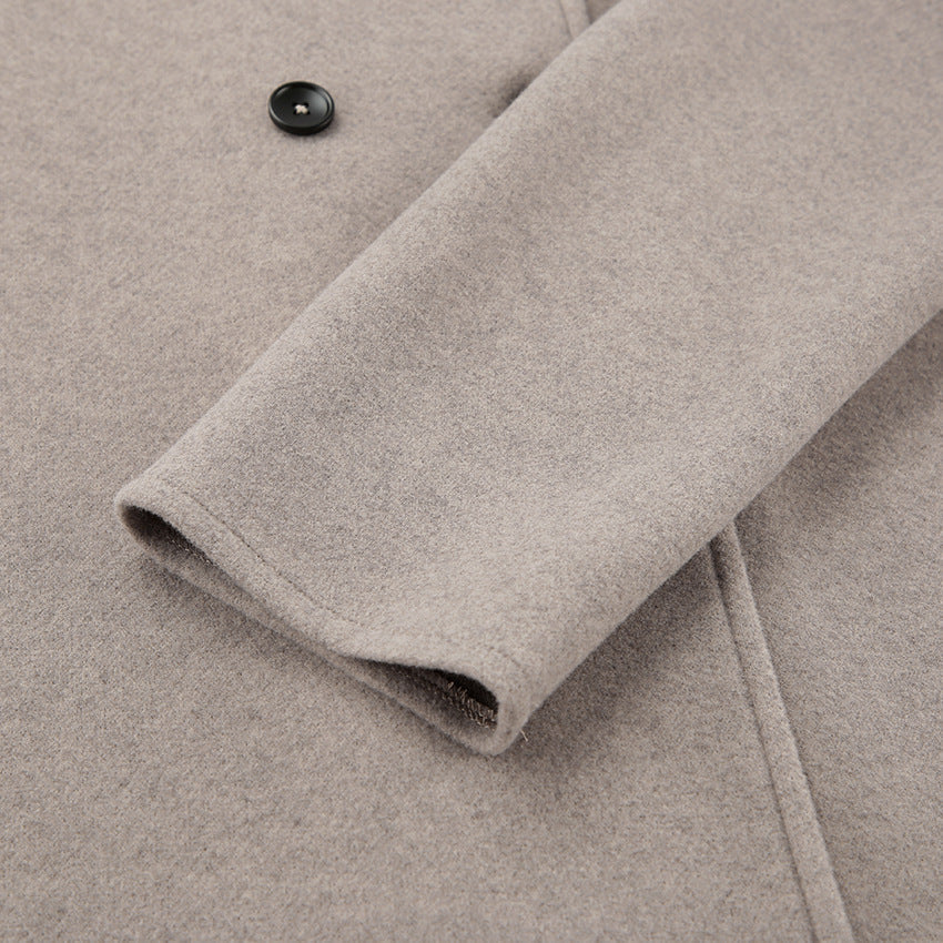 ZUZANA | Wool coat with V-neck