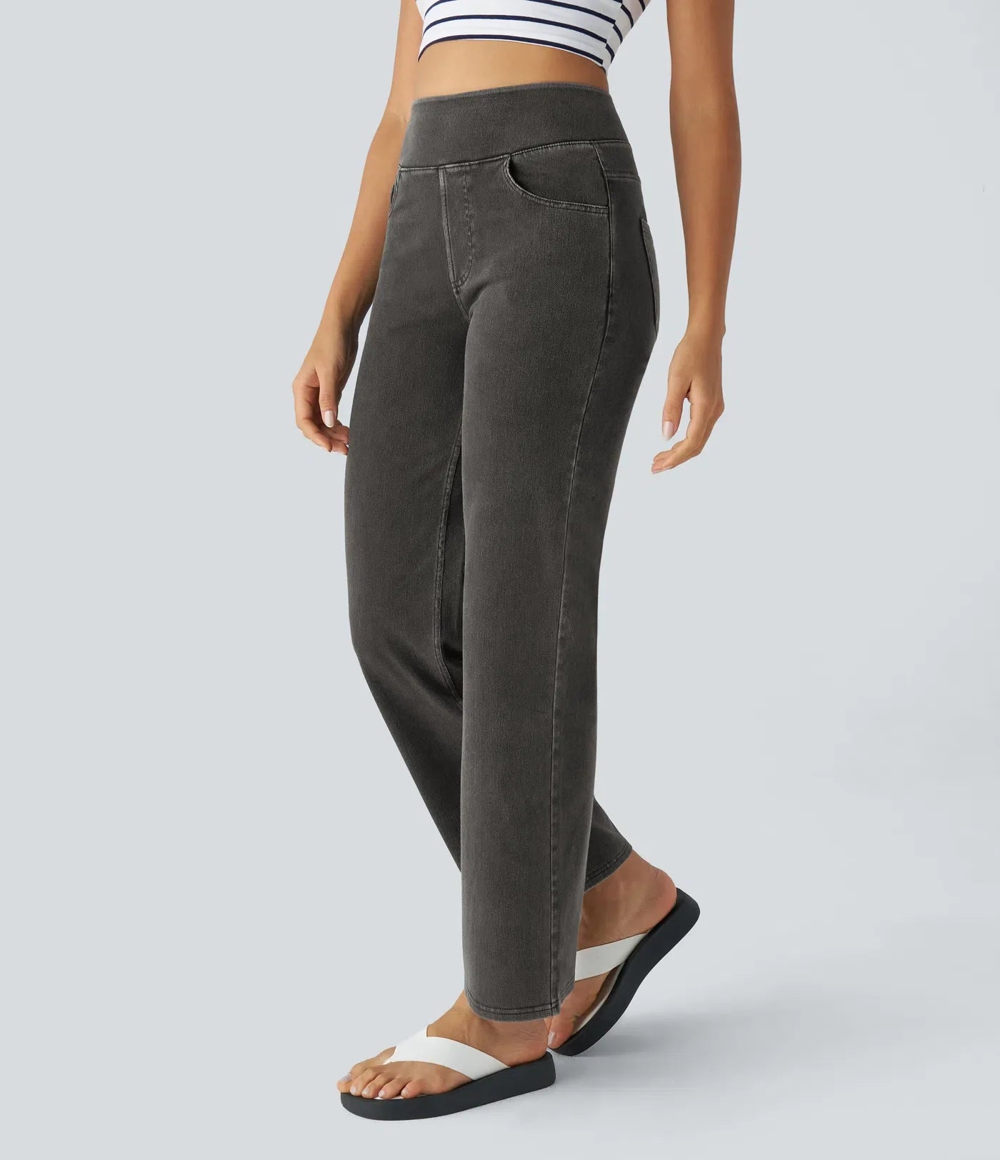 Isabella | Elastische &amp; Comfortabele Broek Met Hoge Taille