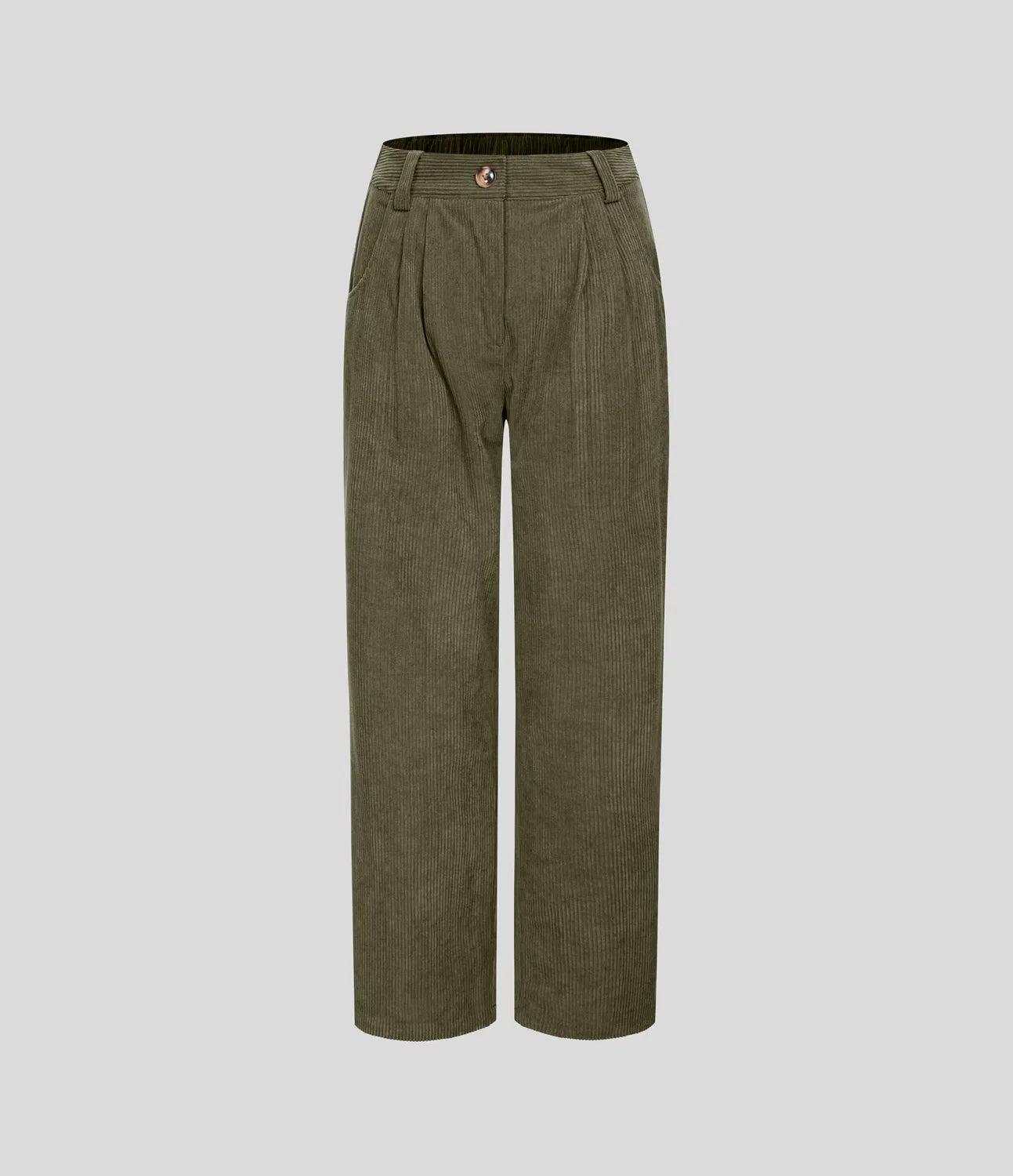 Annette | Comfortabele Broek Met Middelhoge Taille, Ritssluiting Et Zijzakken