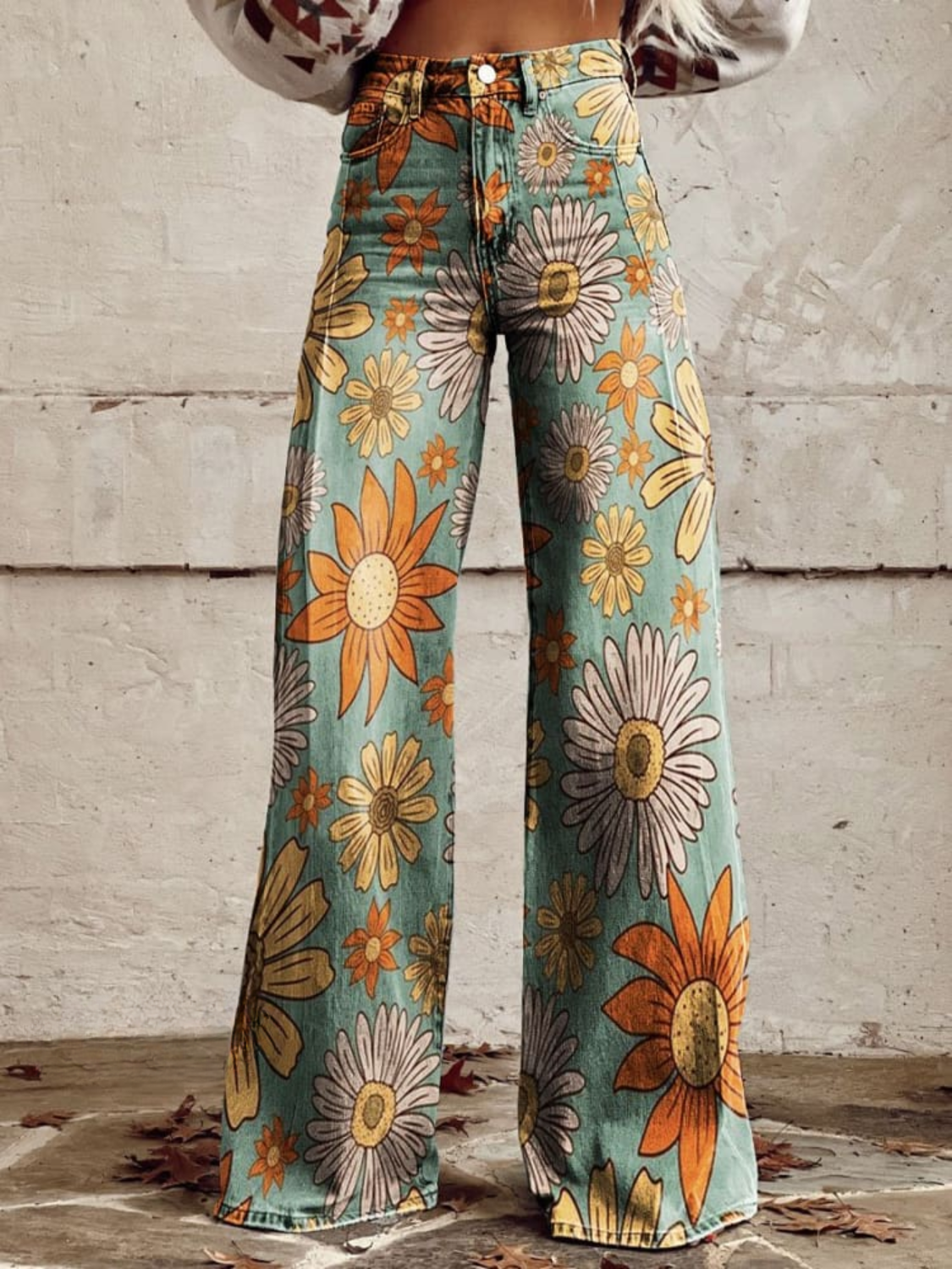Daisy | Pantalon large Festival Bloom