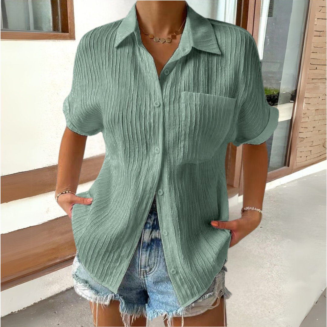 ANNEKE™ | ELEGANT COLLAR BLOUSE