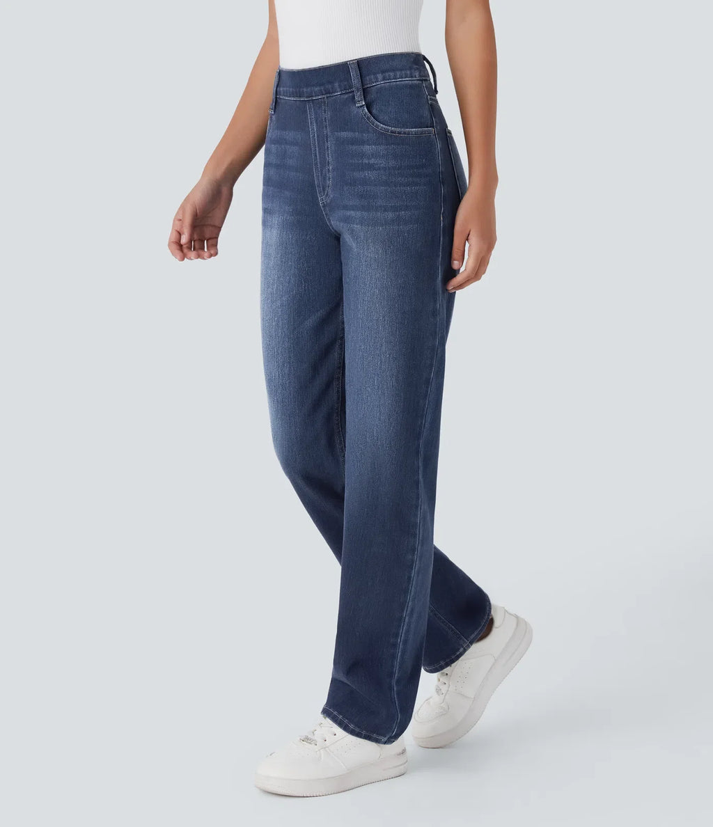 Lotte | Elastische &amp; Comfortabele Broek Met Hoge Taille